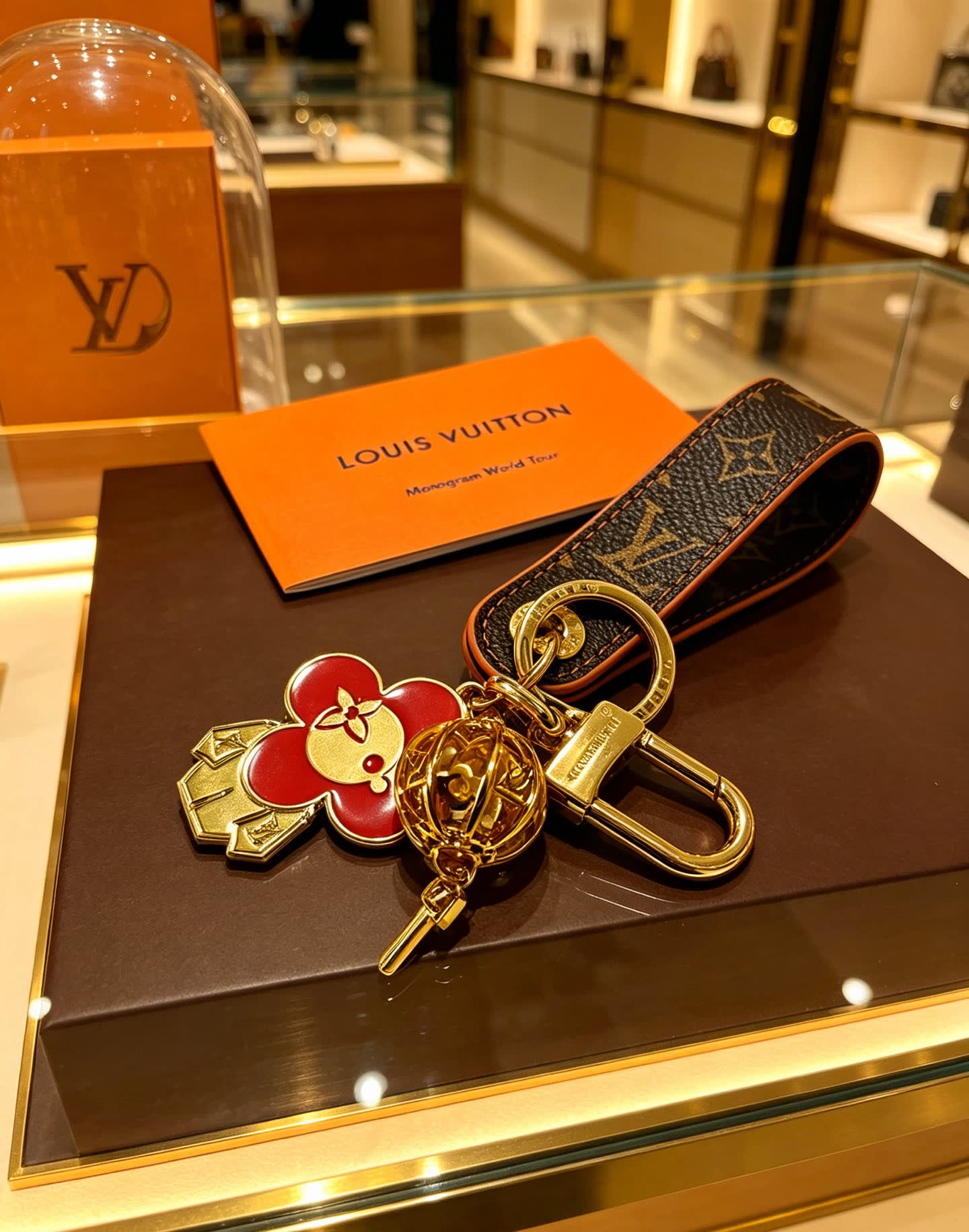 Louis Vuitton Keychain with Sanrio Character